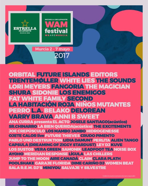 wam festival 2017 cartel