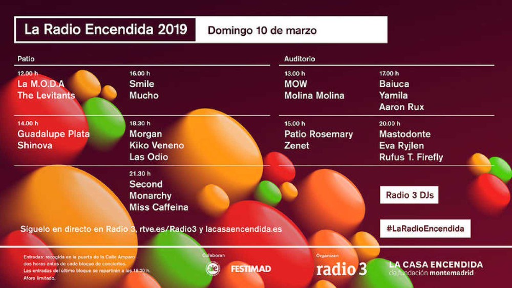 La Radio Encendida 2019: conciertos, horarios y entradas