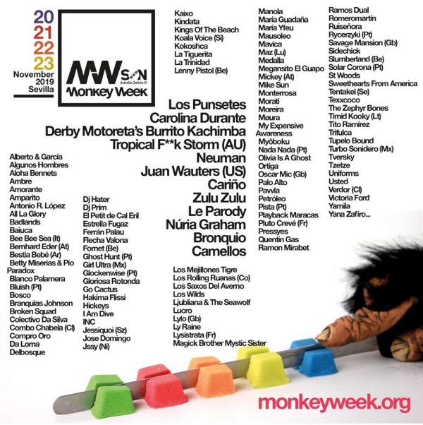 monkey week 2019 cartel