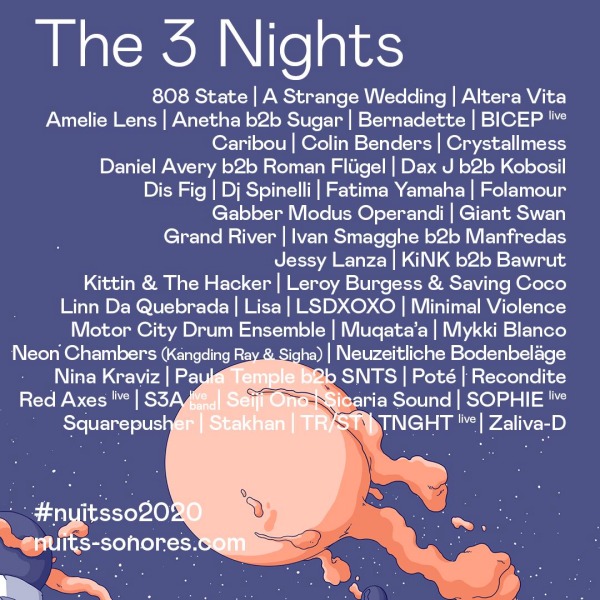 nuits sonores cartel