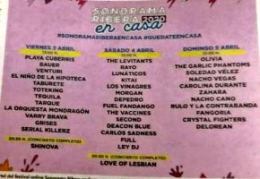 Sonorama Ribera en Casa - Cartel, conciertos y horarios