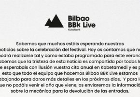 Bilbao BBK Live se pospone a 2021