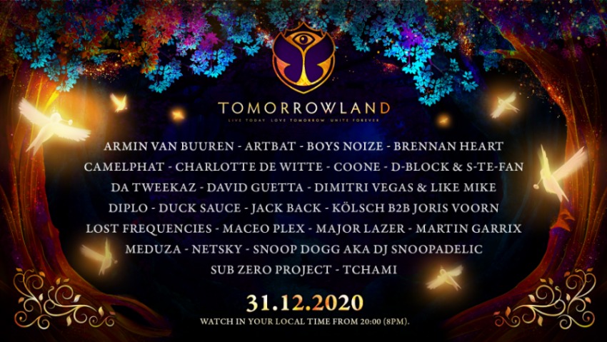 Tomorrowland en streaming | Entradas, cartel, horarios y dónde verlo Nochevieja 2020