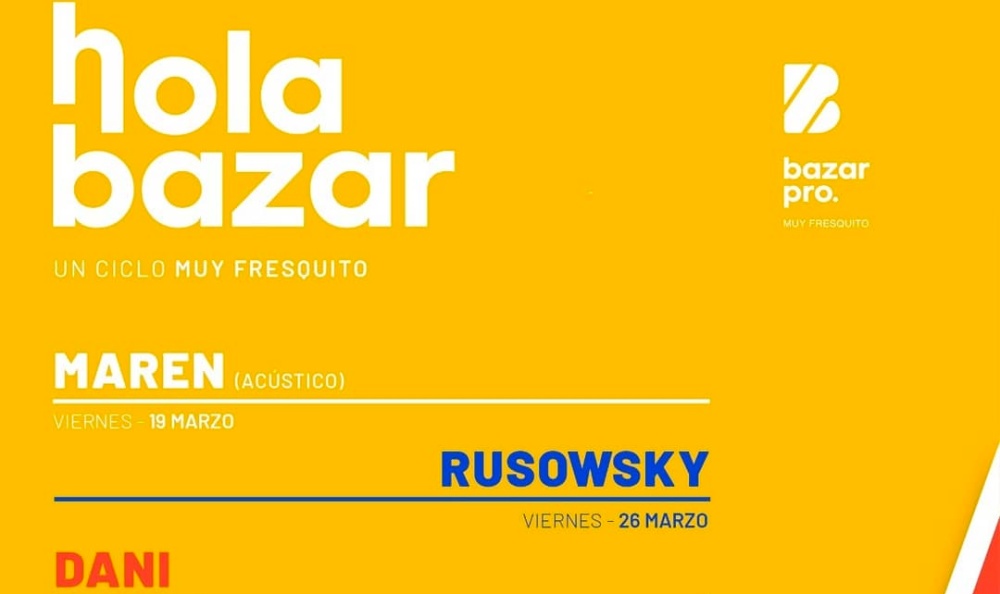 Hola Bazar 2021 en Valladolid – Conciertos, fechas y entradas