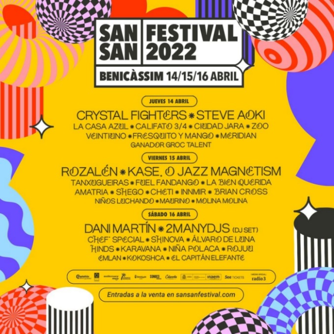 sansan festival 2022 cartel dias