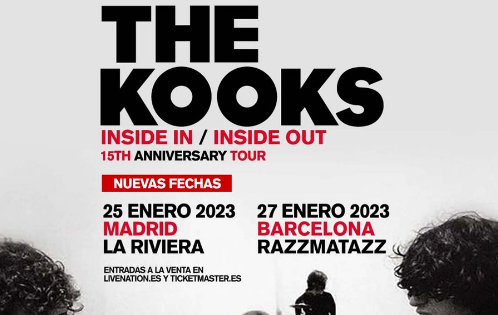 Conciertos de The Kooks en Madrid y Barcelona – 2023- Entradas