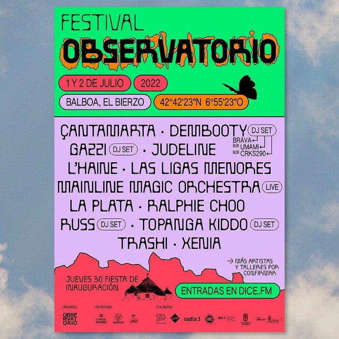 Cartel del Observatorio Festival 2022