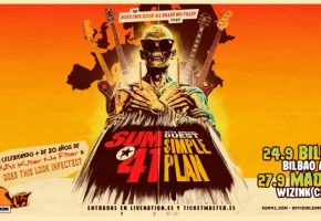 Conciertos de Sum 41 + Simple Plan en Madrid y Bilbao - 2022 - Entradas