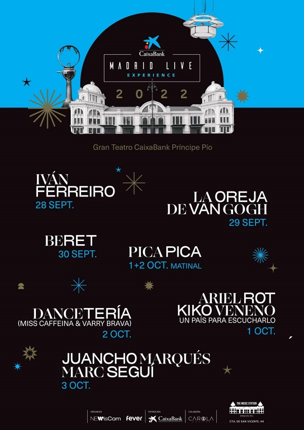 madrid live exprience 2022 cartel