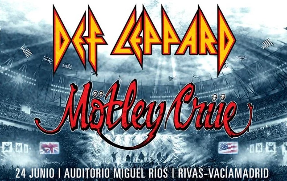 Concierto de Def Leppard y Mötley Crüe en Madrid – 2023 – Entradas