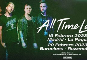 Conciertos de All Time Low en Madrid y Barcelona - 2023 - Entradas