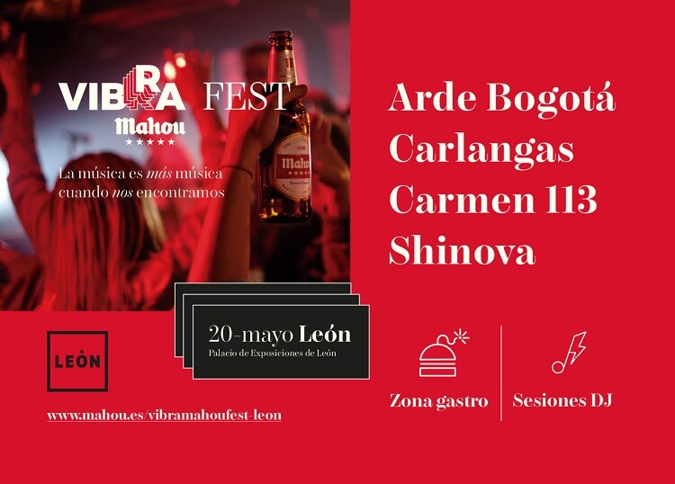 Vibra Mahou Fest León 2023 – Conciertos y Entradas