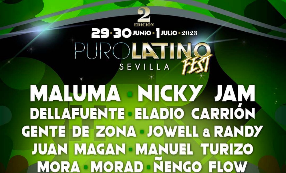 Puro Latino Fest Sevilla 2023 – Cartel, conciertos y entradas